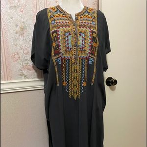 Johnny Was Embroidered Tunic XS but mistagged M